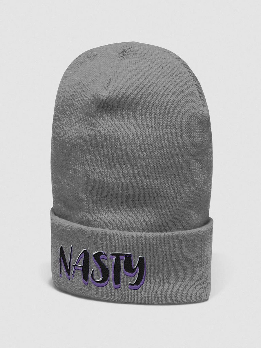 NASTY - Embroidered | Cuffed Beanie product image (4)