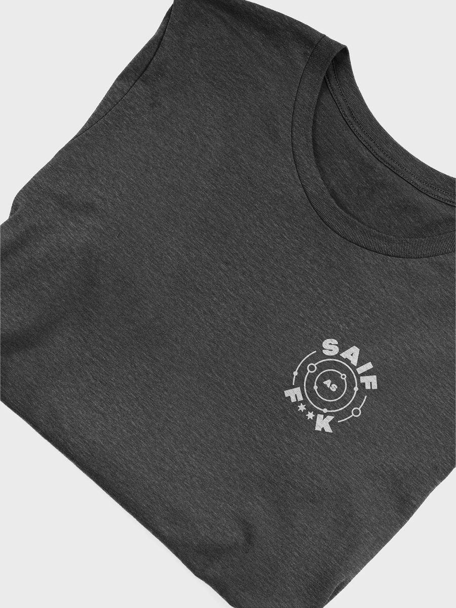 Unisex Saif As F**k T-Shirt in Black / Navy / Forest (Heather Colors) product image (3)