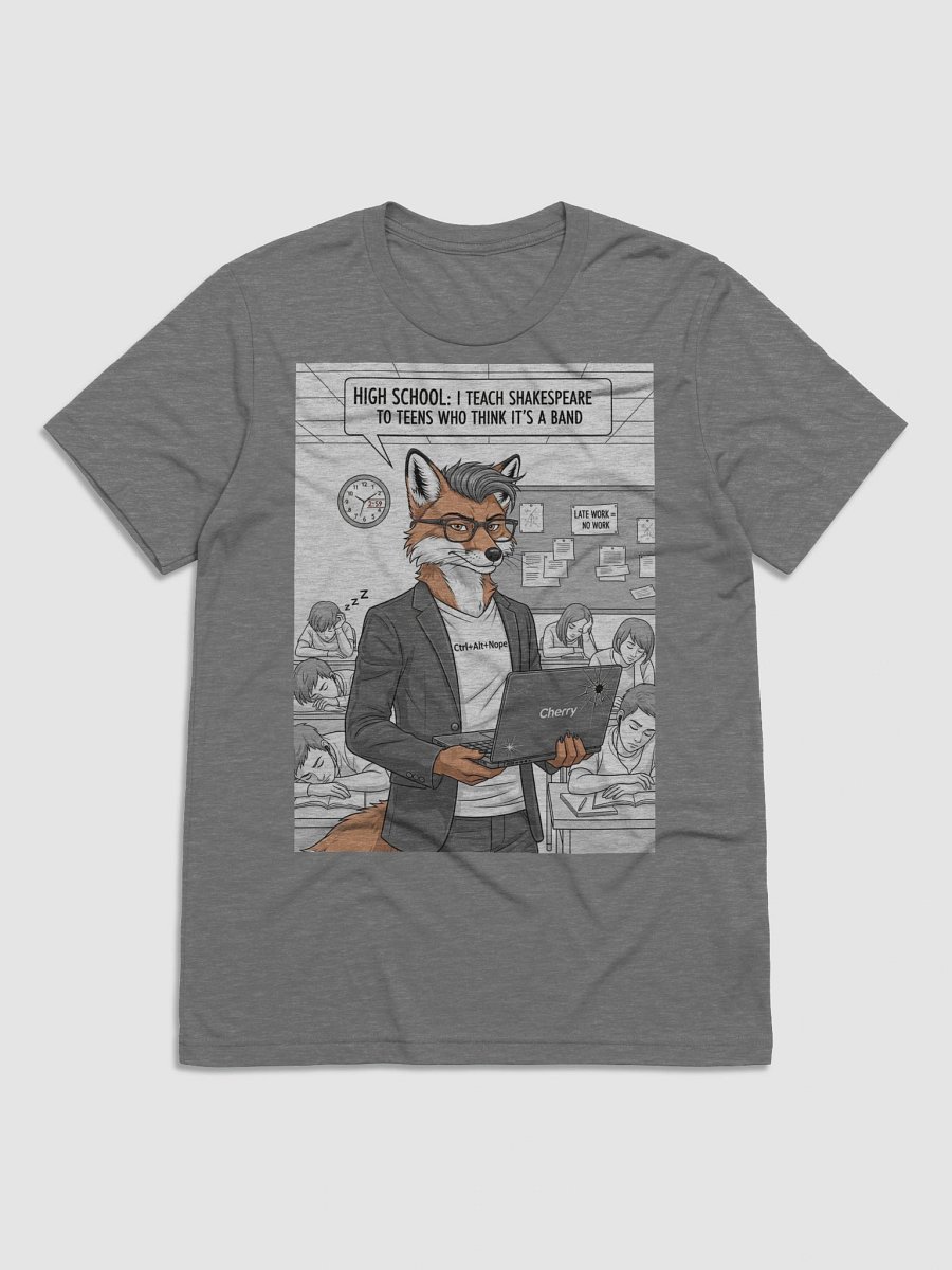 Ctrl+Alt+Nope Fox High School Tee product image (11)