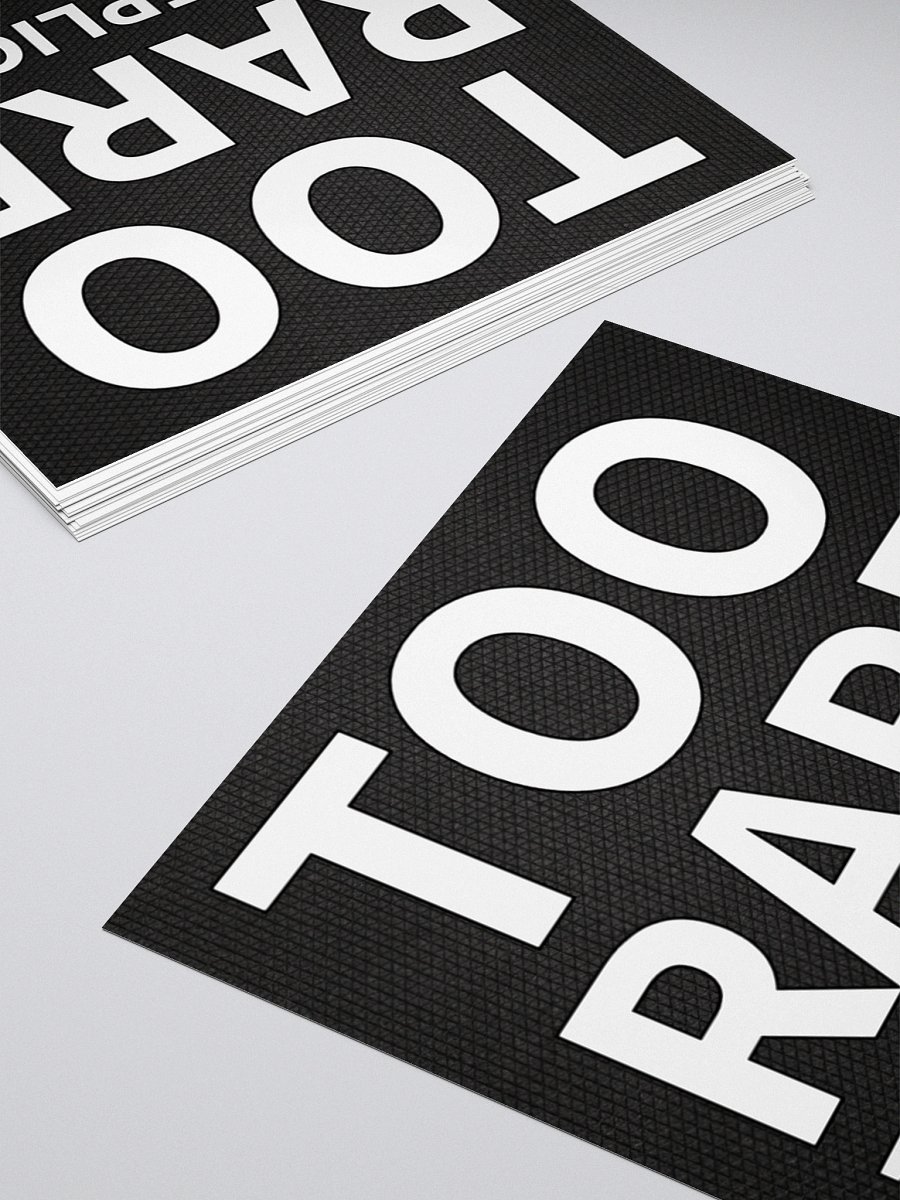 Too Rare to Replicate - Sticker product image (4)