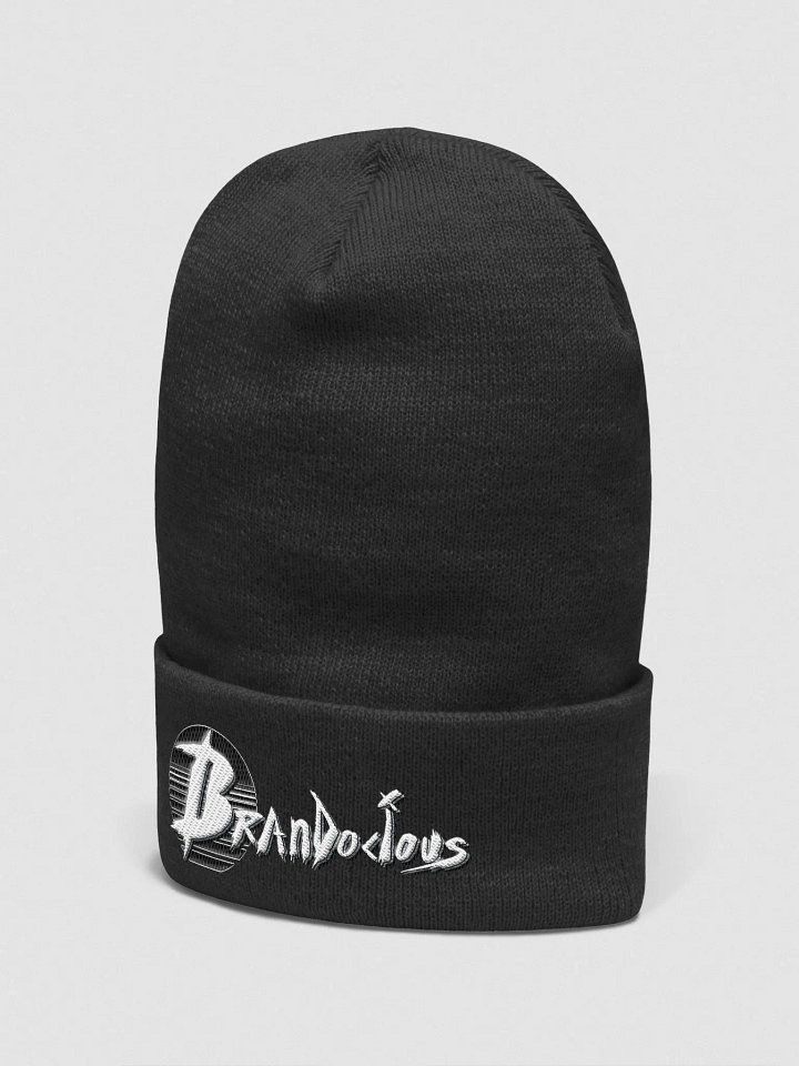 Brandocious Logo, Black and White - Cuffed Beanie product image (12)