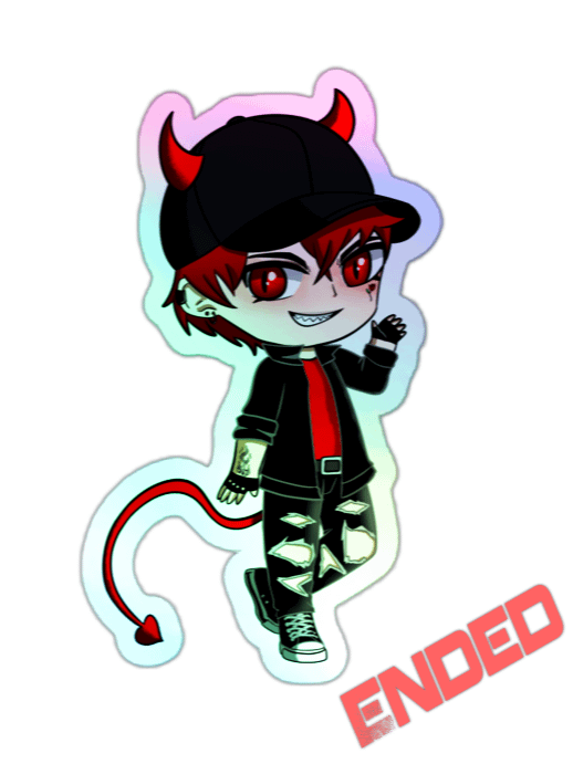 [Drop Ended] Holographic Sticker - Chibi Devil Jozz product image (1)