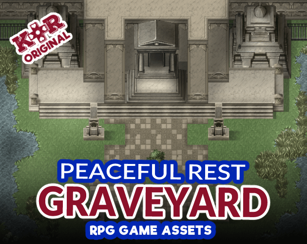 KR Peaceful Rest Graveyard Tileset for RPGs v2 product image (1)