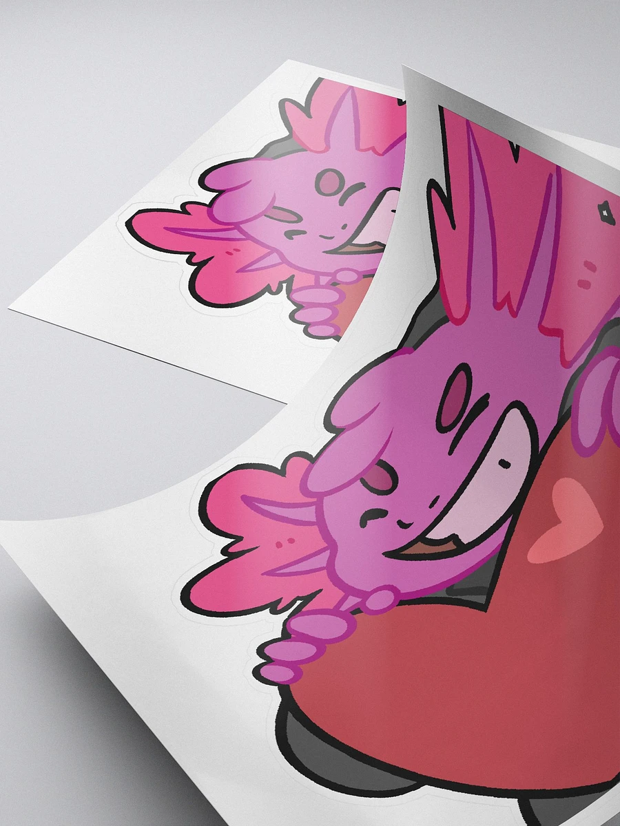 Axolotl Love | Kiss-Cut Sticker product image (4)