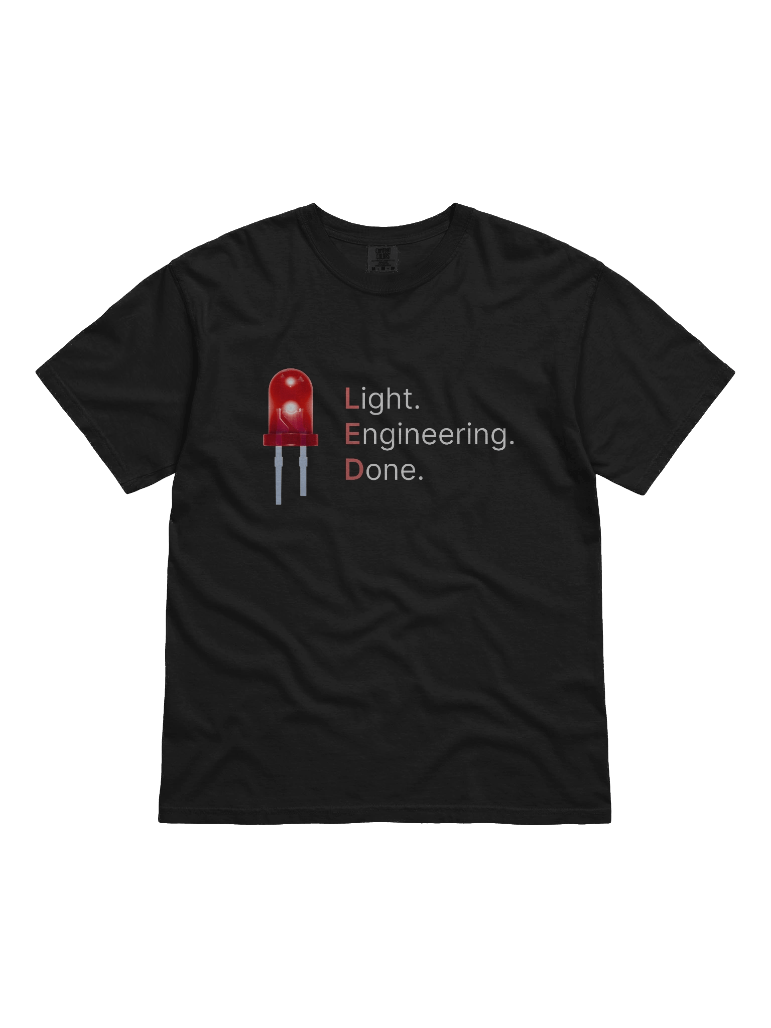 LED | Light. Engineering. Done. - Heavyweight T-Shirt product image (6)