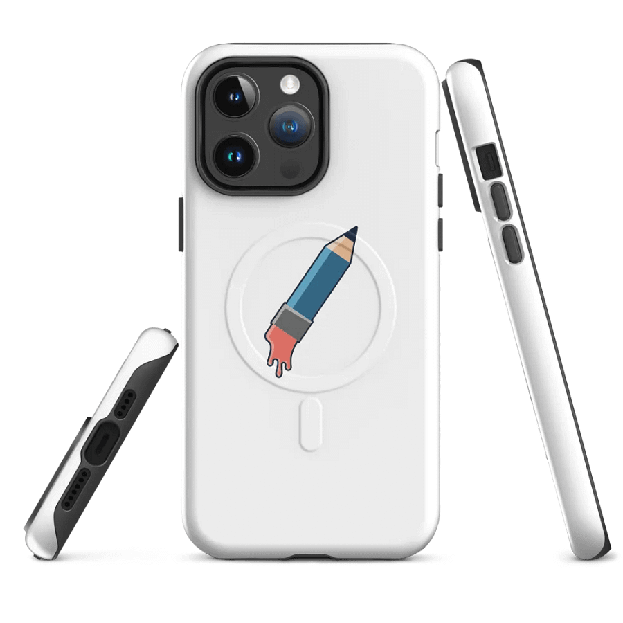 Melting Blue Pencil iPhone® Case product image (1)