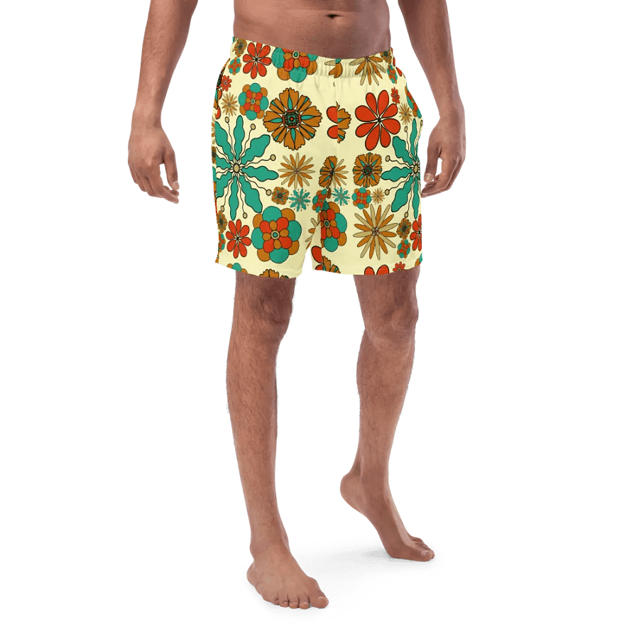 Retro Floral Swim Shorts product image (5)