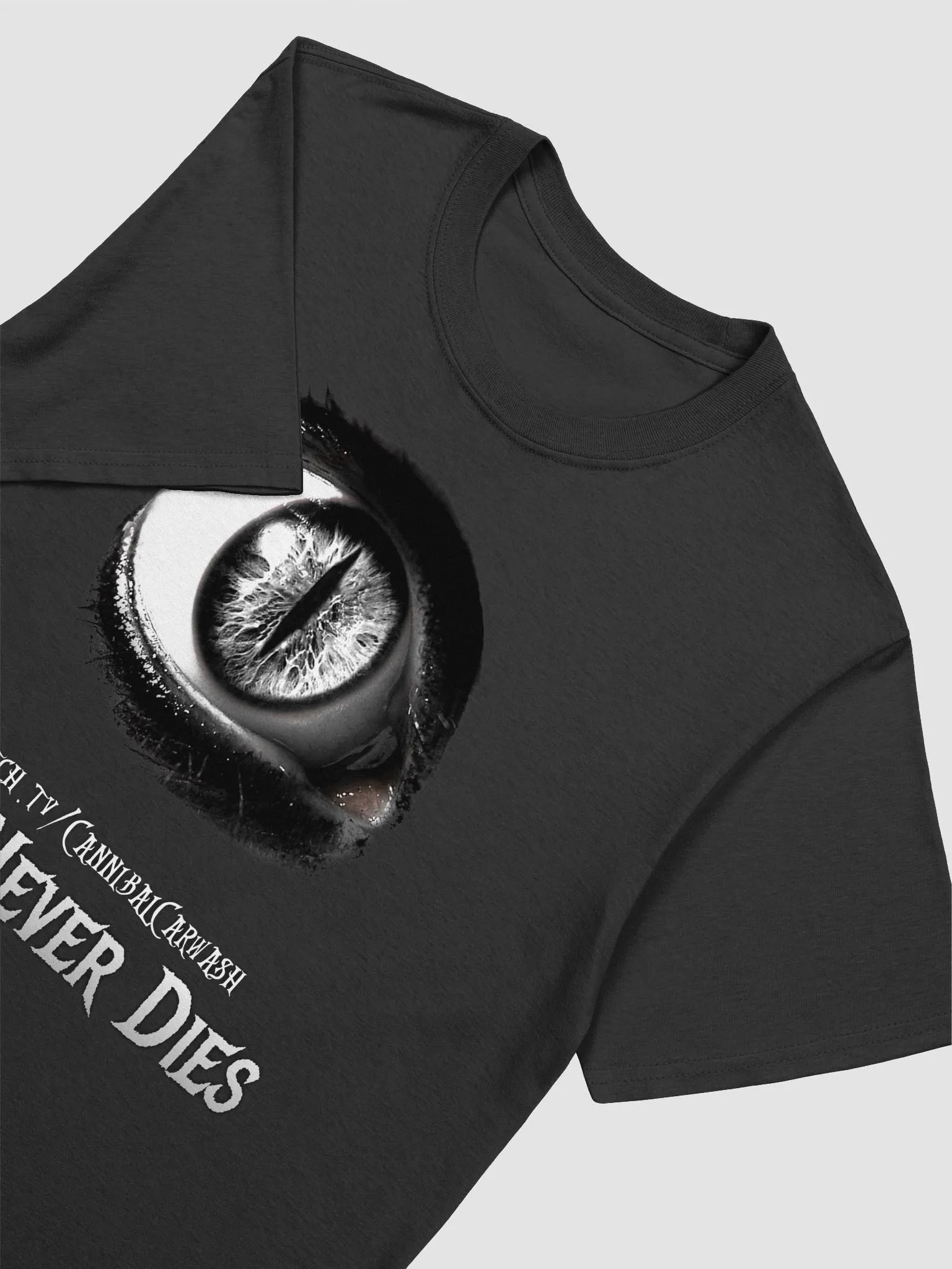 Evil Never Dies Logo T-Shirt (Monochrome) product image (3)