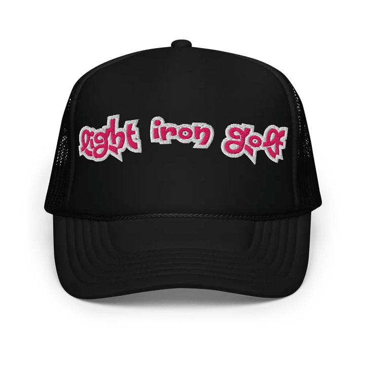 Light Iron golf Trucker Hat product image (1)