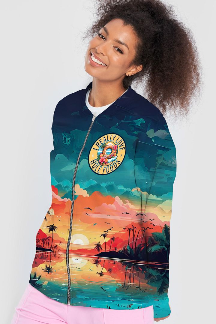 Funny Donut All Over Print Jacket product image (1)
