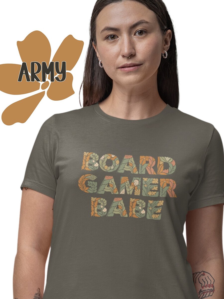Boho Floral Shirt for Board Gamer Girl, Board Gamer Babe product image (7)