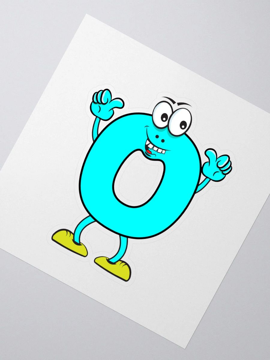 O Letter Cartoon Character Sticker product image (2)