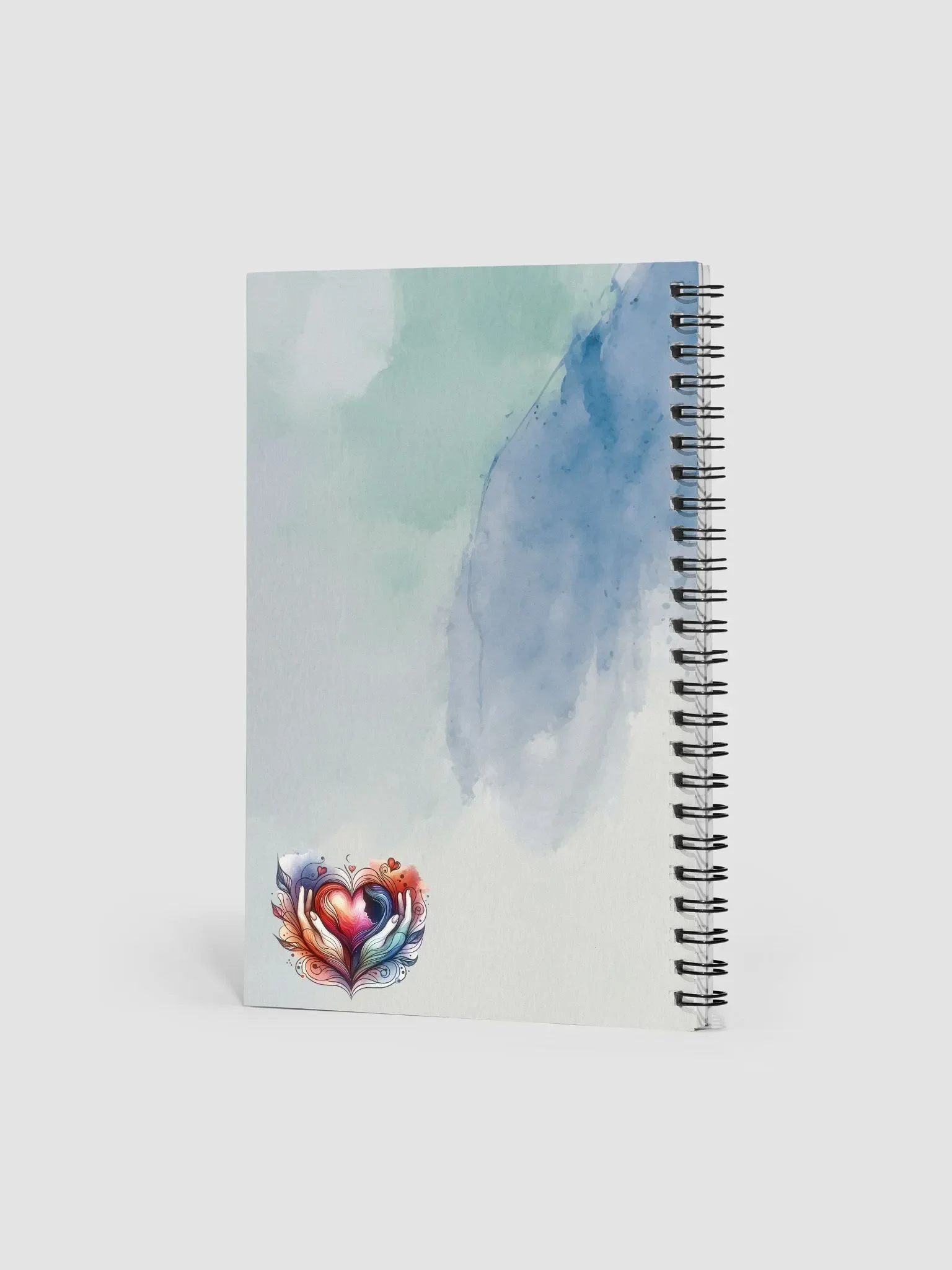 Floral Heart Watercolor 'Me Time' Journal Notebook product image (2)