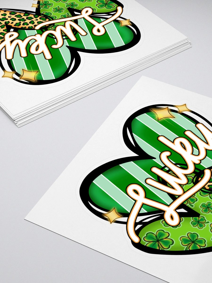 St. Patrick’s Day Lucky Sticker product image (4)