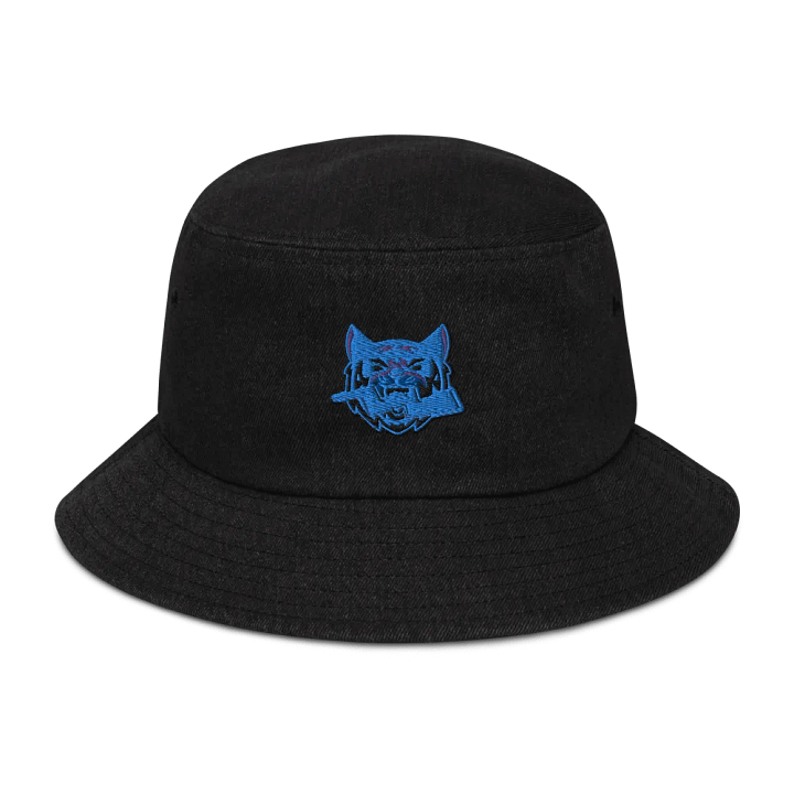 Snarling Tiger Denim Bucket Hat product image (1)