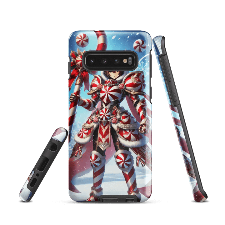 Peppermint Warrior Samsung Tough Case – Festive Defender product image (1)