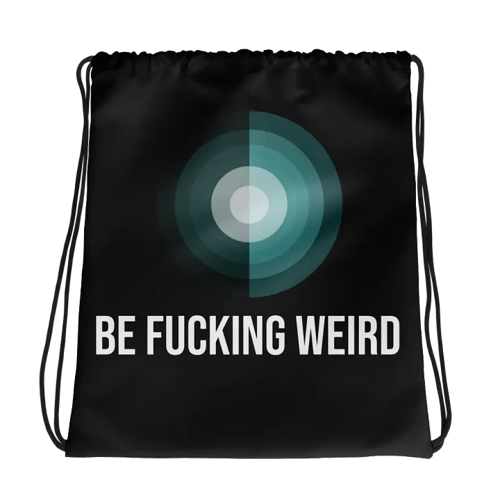 Eccentric Circles Drawstring Bag product image (1)