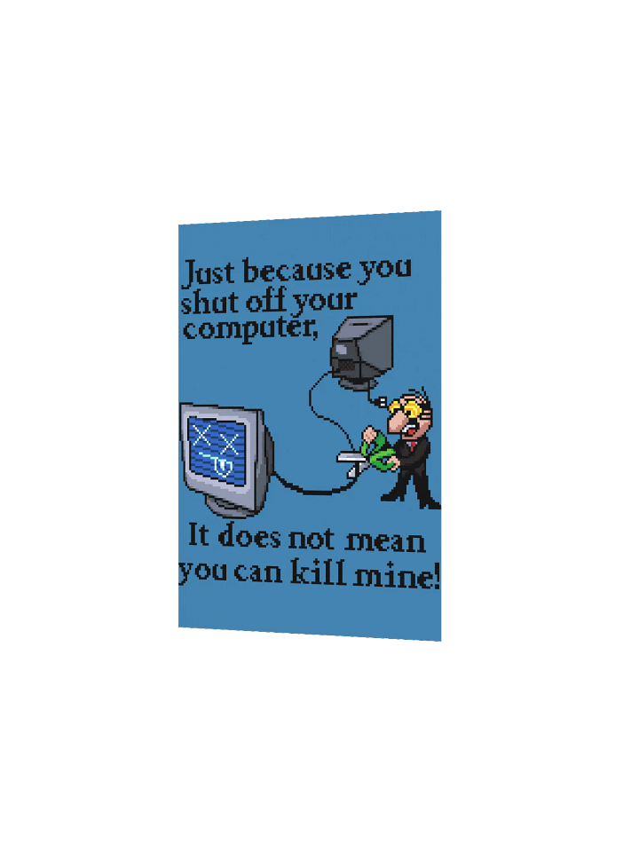 Computer Protest Poster product image (2)