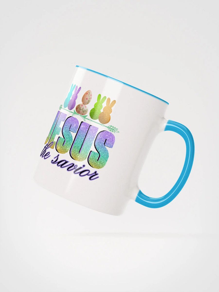 JESUS The Savior Gradient Glitters Ceramic Mug product image (2)