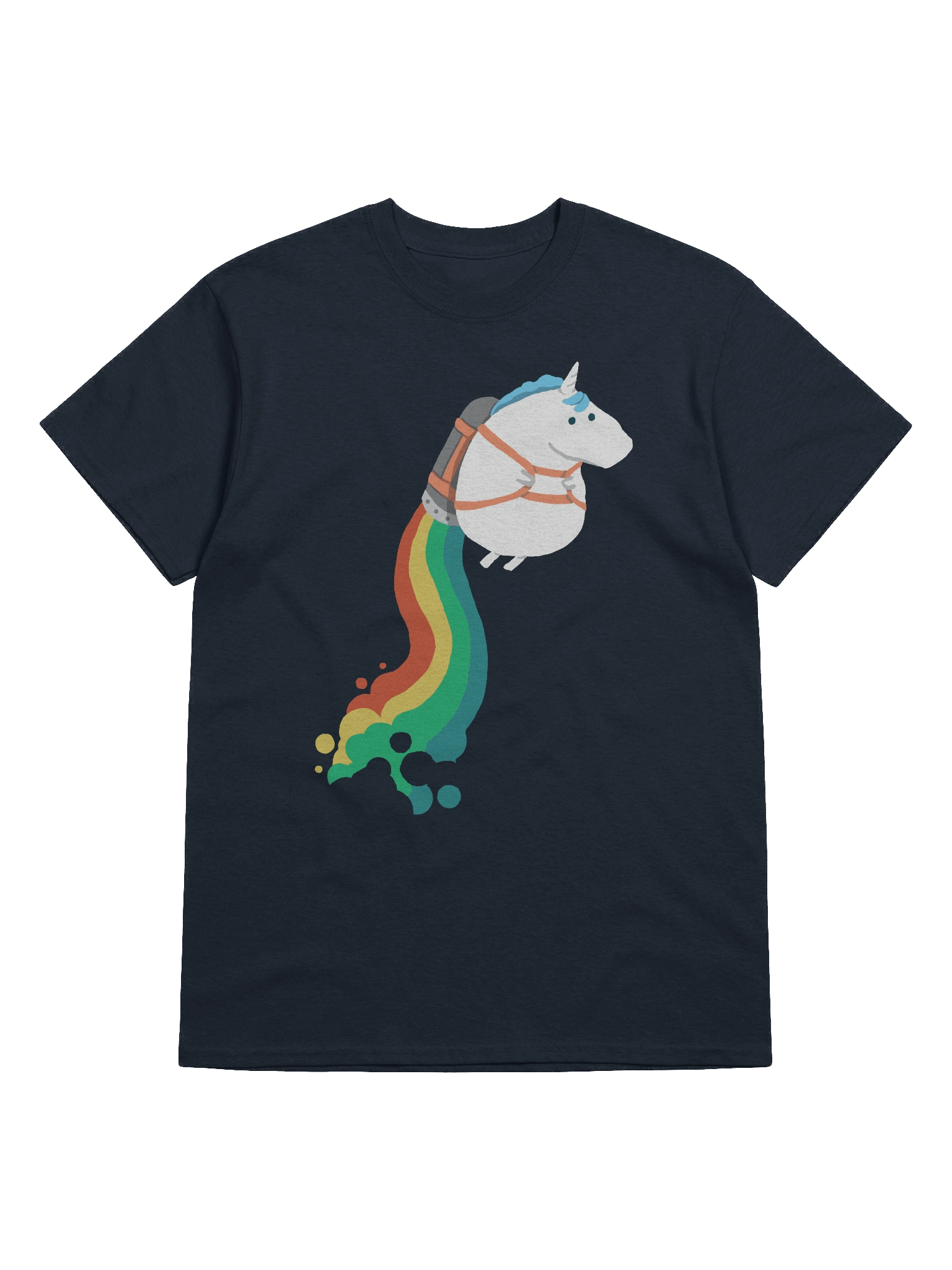 Flying unicorn graphic t-shirt product image (29)