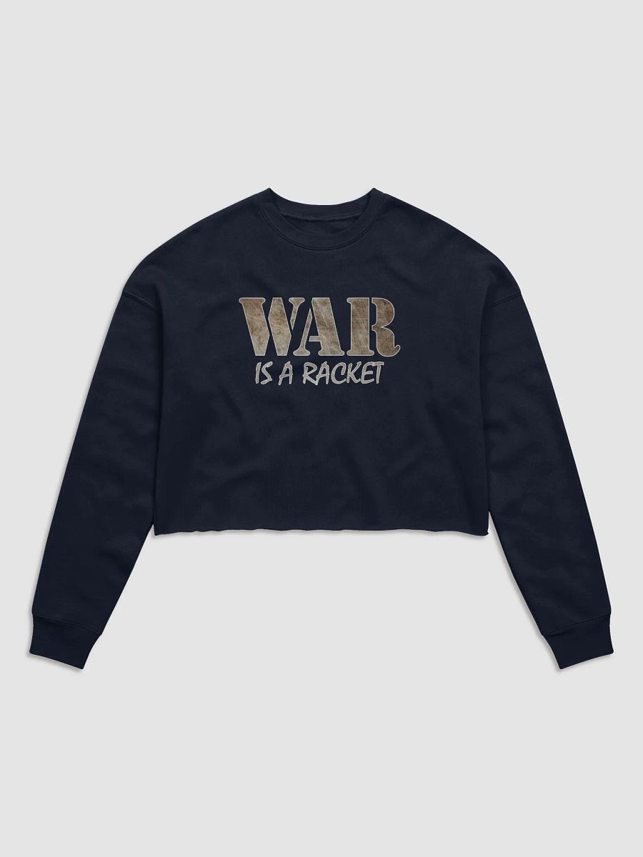 War Is A Racket - Metal - Bella+Canvas Women's Fleece Crop Sweatshirt product image (1)