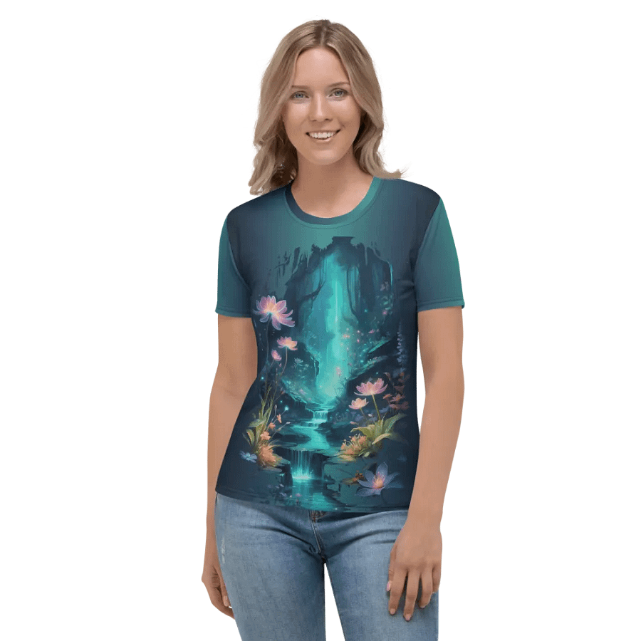Fantasy Forest All Over Print T-shirt product image (2)