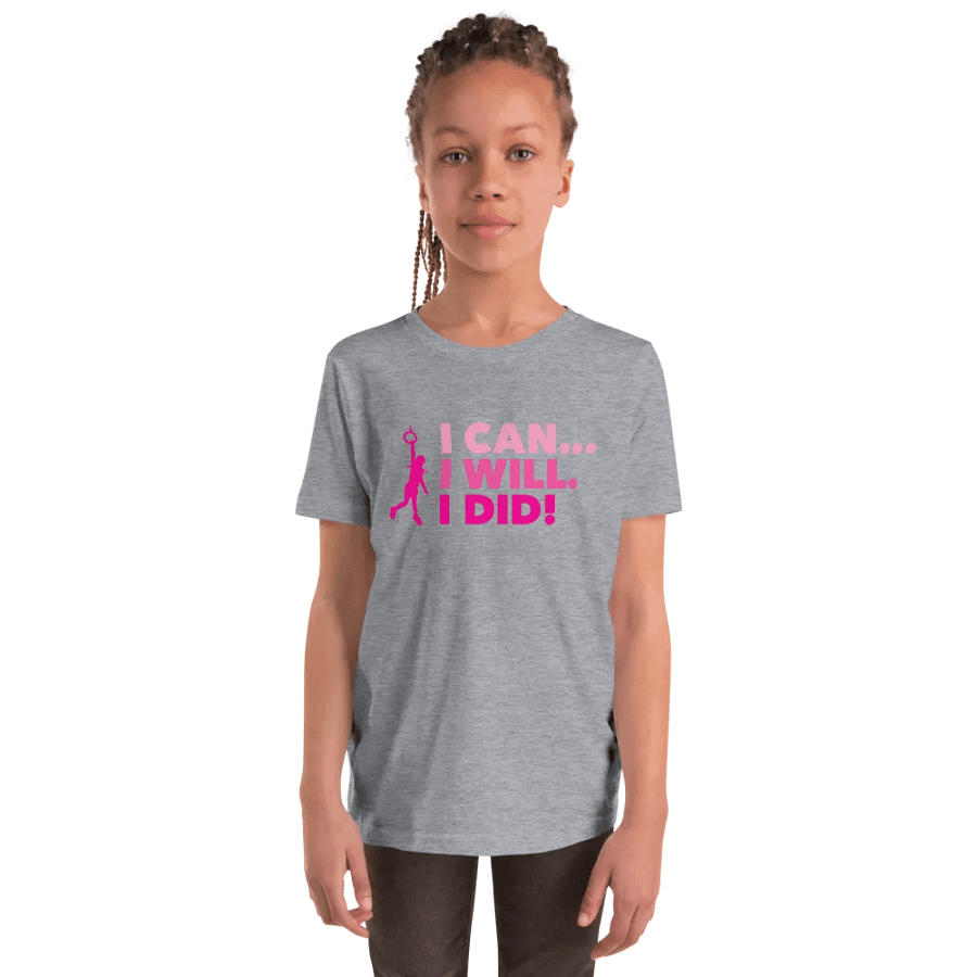 I Can... I Will. I Did! Pink Kids Tee product image (12)