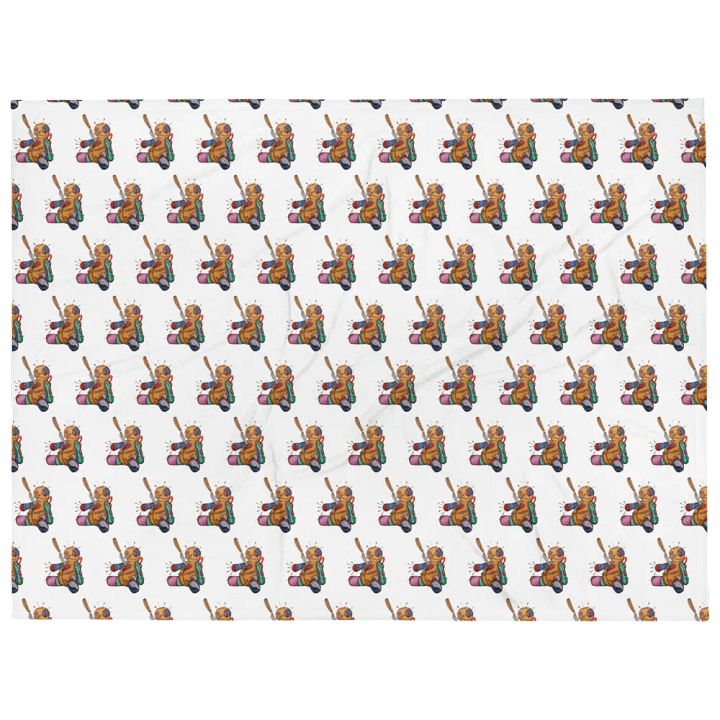 Stitches the Voodoo Doll Throw Blanket product image (2)