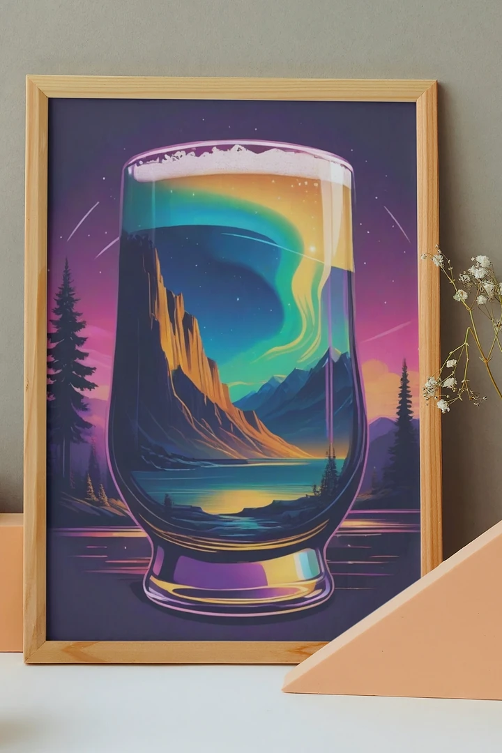 Beer Sunset Framed Poster product image (1)