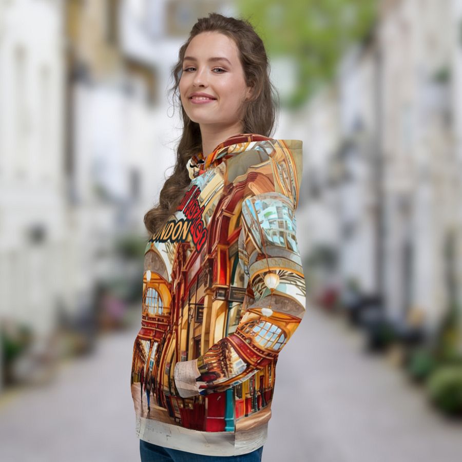 Leadenhall Market London All Over Print Hoodie product image (11)