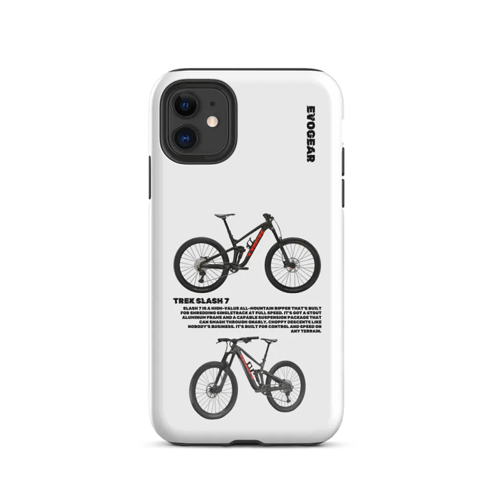 White Slash 7 iPhone Case product image (2)