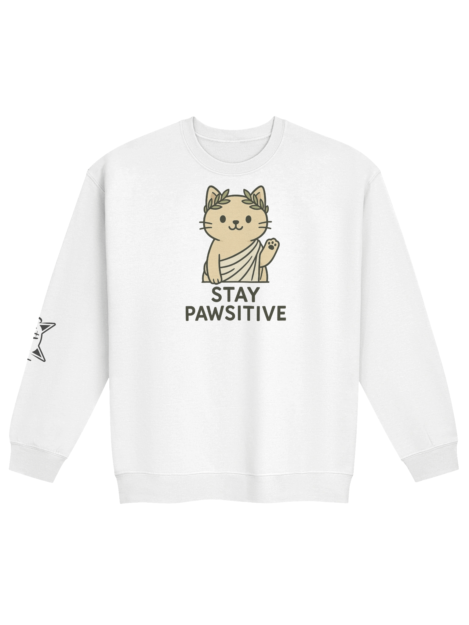 STAY PAWSITIVE CREWNECK product image (7)
