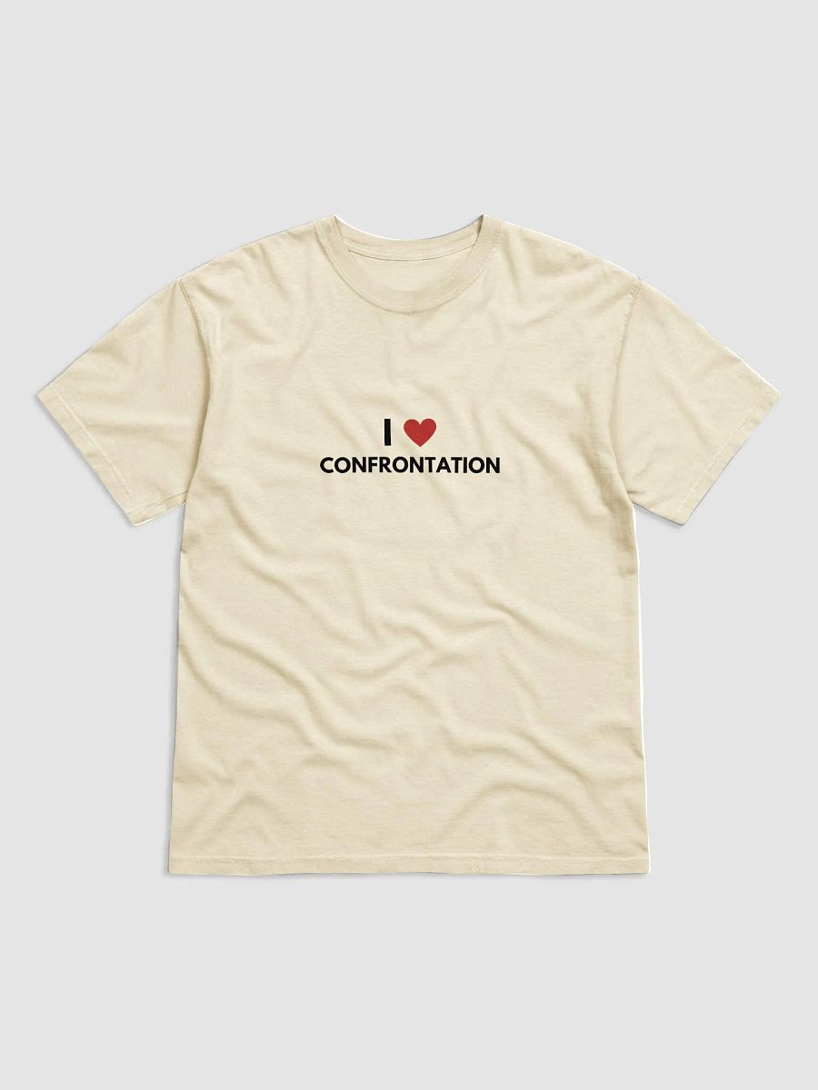 I <3 Confrontation garment-dyed tee product image (1)