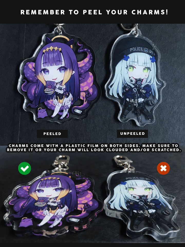 FUWAMOCO NY Acrylic Charms product image (2)