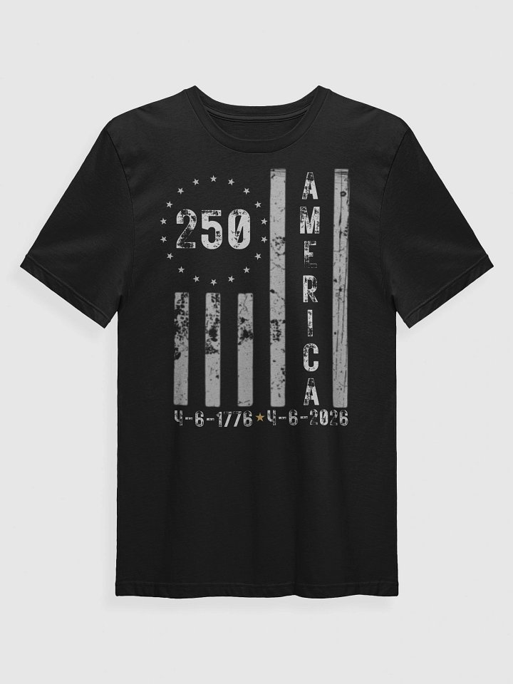 Vintage American Flag T-Shirt | 250 Years 1776-2026 | Distressed USA Flag Tee | 4th of July Shirt | Patriotic Vintage Design | America Birthday Celebration | Grunge Flag Shirt product image (2)
