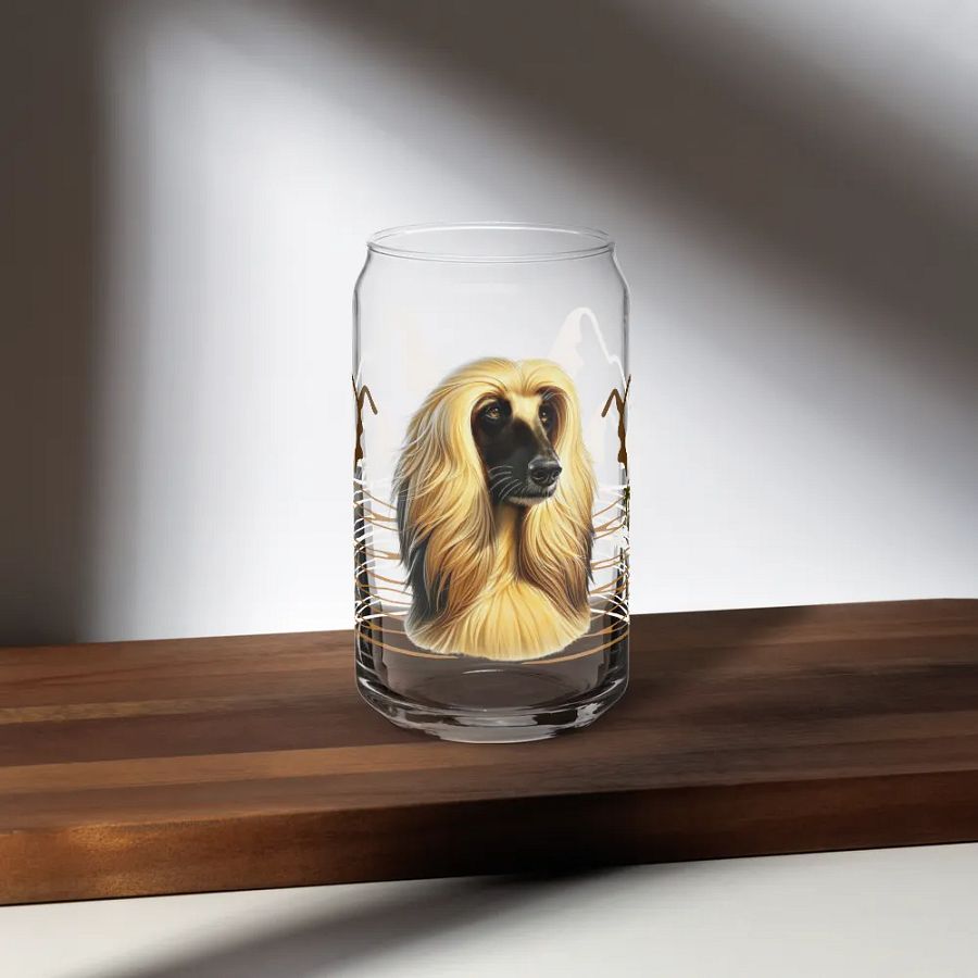 Ethereal Afghan hound Dreams Glass product image (35)