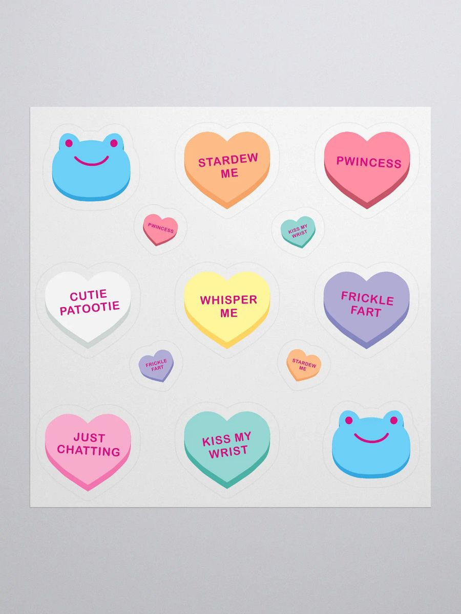 Froge Candy Heart Sticker Pack product image (1)