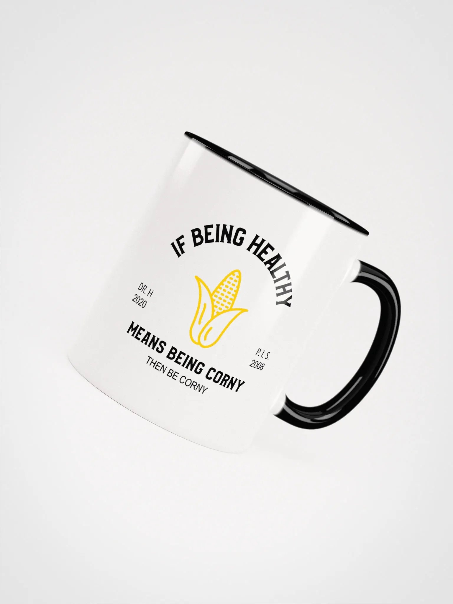 Corny Is Healthy - Mug with Color Inside product image (4)
