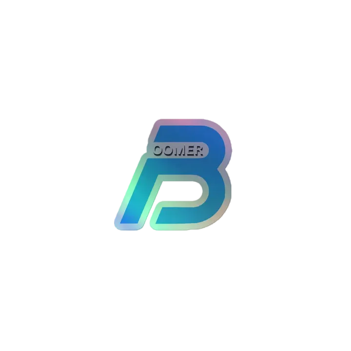 BOOMER- Cut Holographic Sticker Sheet product image (2)