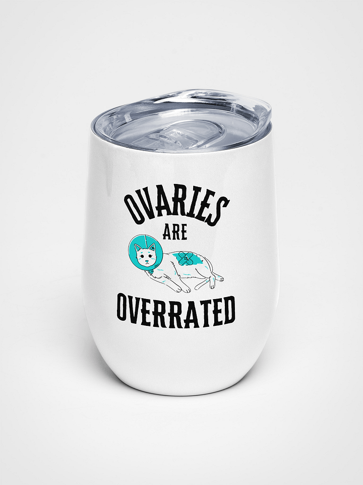 Ovaries are Overrated Wine Tumbler product image (1)
