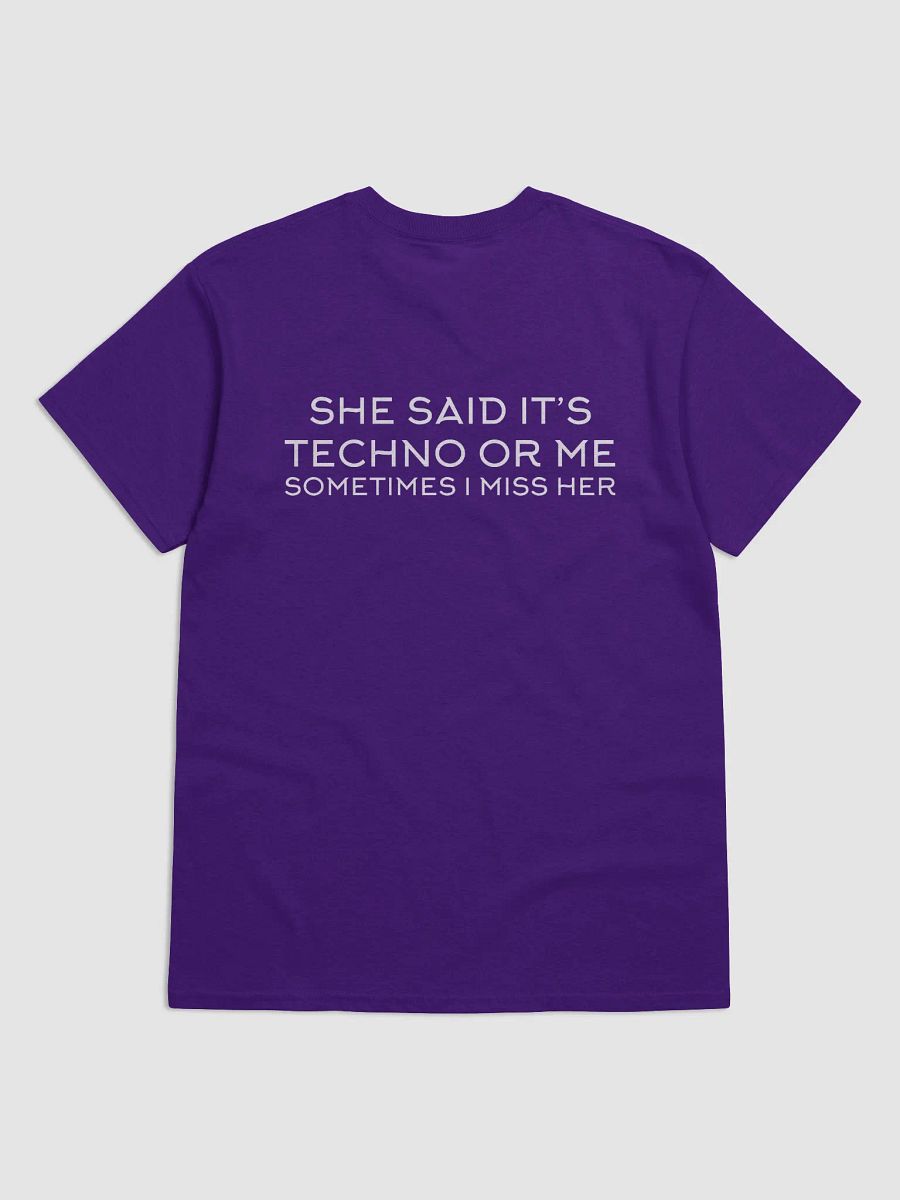 She Said It's Techno Or Me Gildan Unisex Heavyweight T-Shirt product image (1)