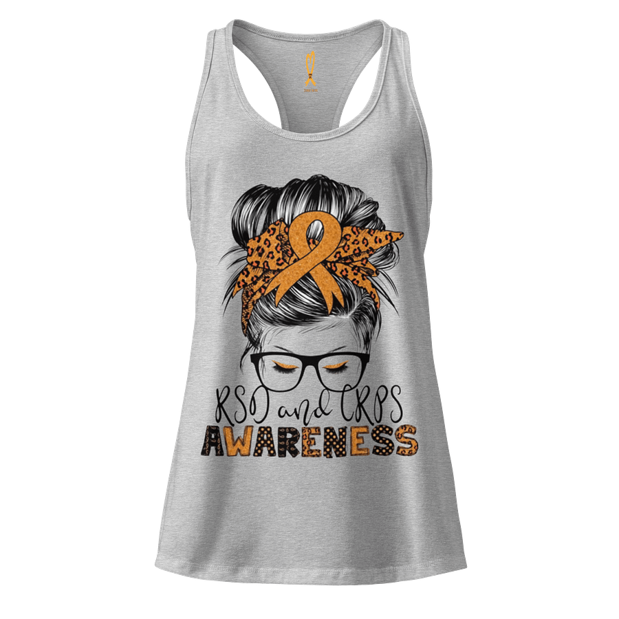 Messy Bun RSD/CRPS Awareness Racerback tank top (Women's) product image (3)