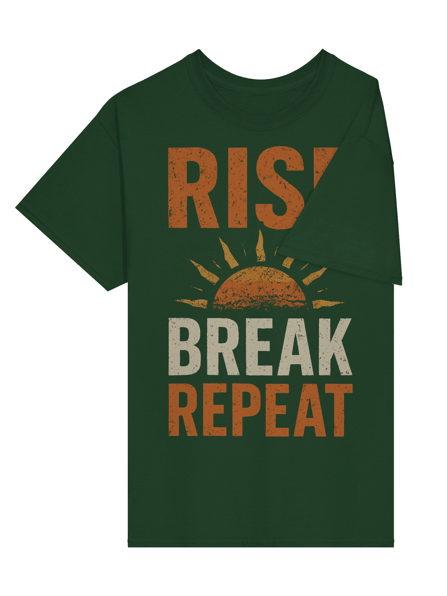 Rise • Break • Repeat – Motivational Sunrise Tee product image (3)