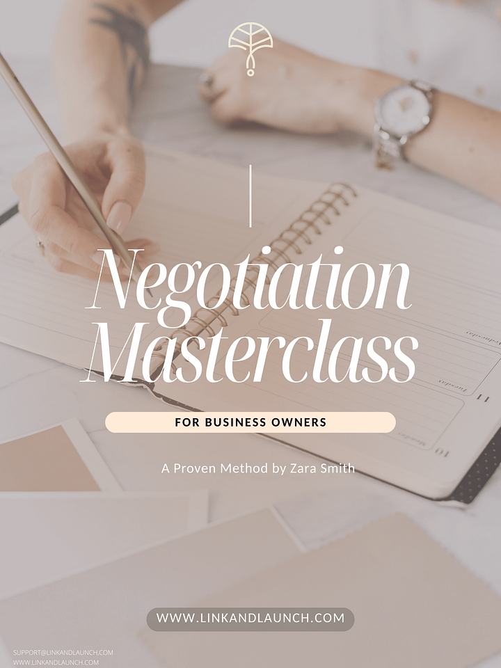 Negotiation Masterclass for Business owners product image (1)
