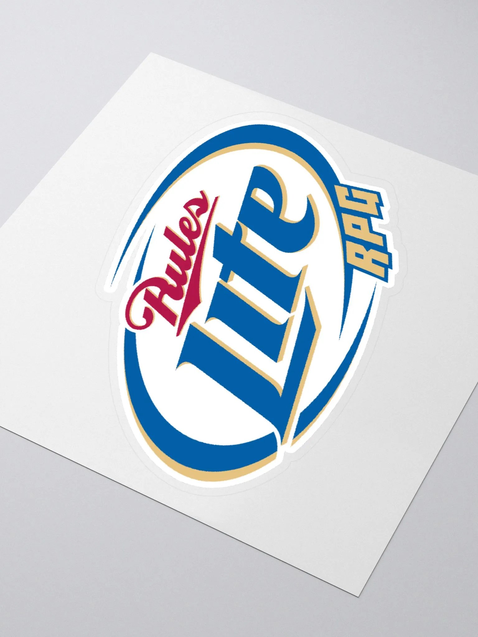 RZM Rules Lite RPG Sticker product image (3)