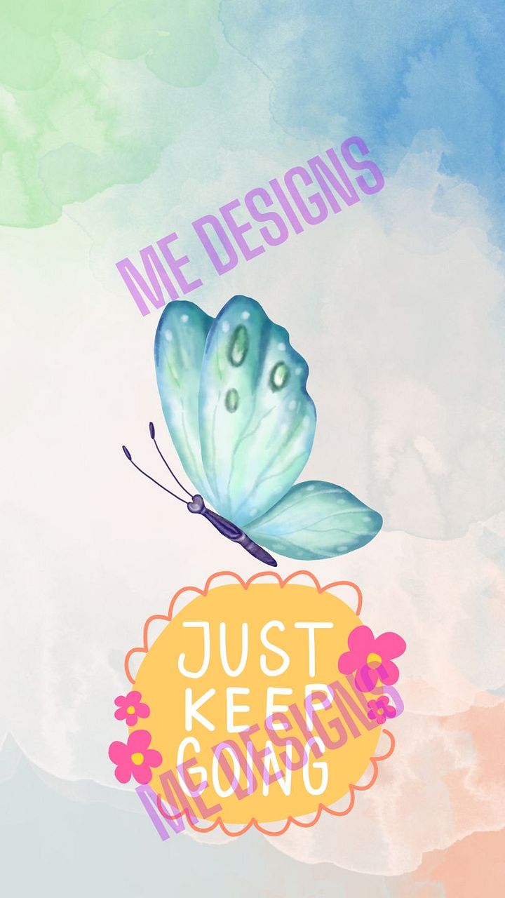 ⭐️ Just Keep Going Digital Phone Wallpaper PDF Download ⭐️ product image (2)