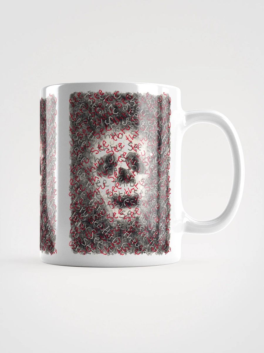 See thru White Glossy Mug product image (2)