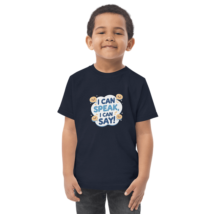 I Can Speak, I Can Say Toddler Jersey Tee product image (1)