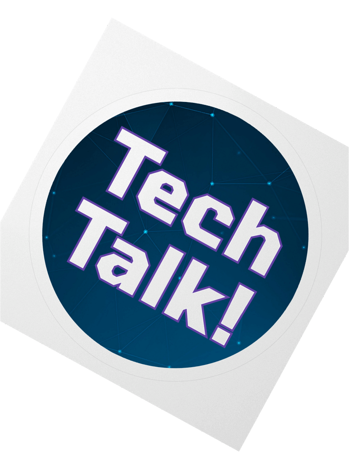 Tech Talk! Logo Sticker product image (2)