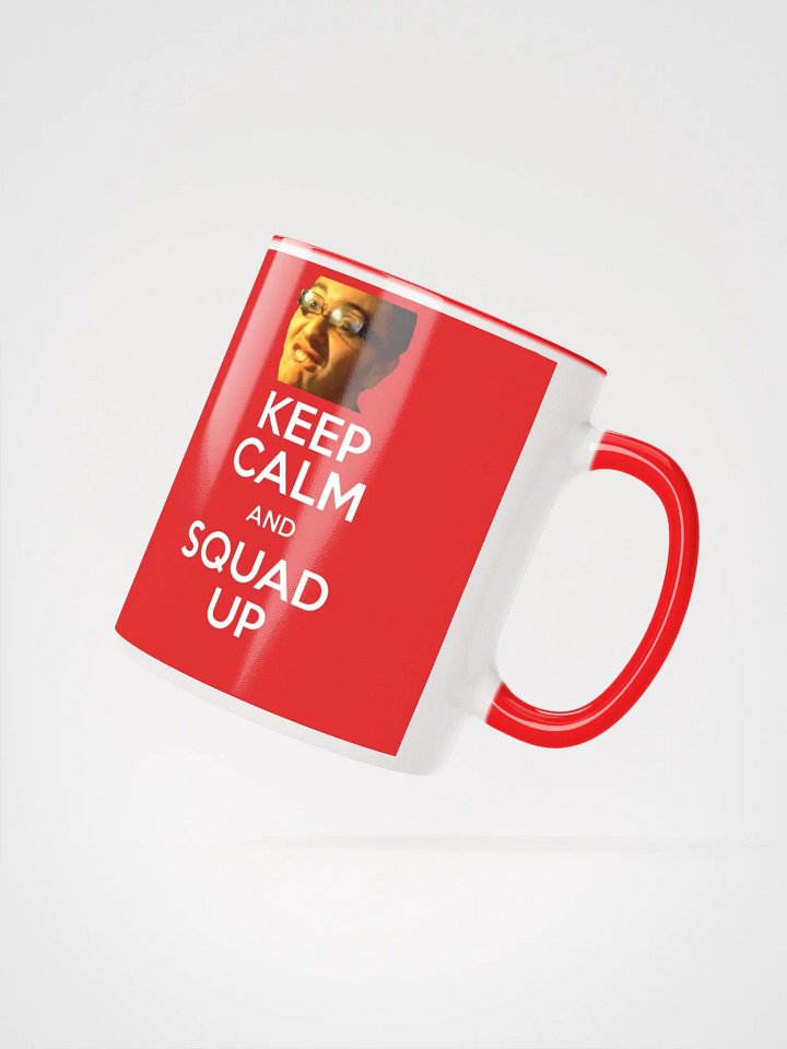 Keep Calm & Squad Up Mug (Red) product image (2)